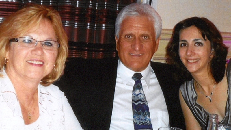 Patti Ralabate with her husband and daughter